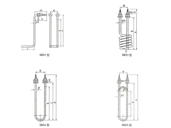 SRS型管狀電加熱元件-1